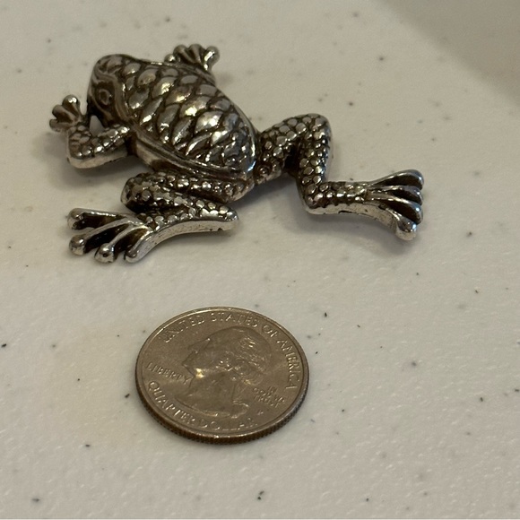 Brighton Jewelry Brighton Silvertone Frog Brooch Poshmark